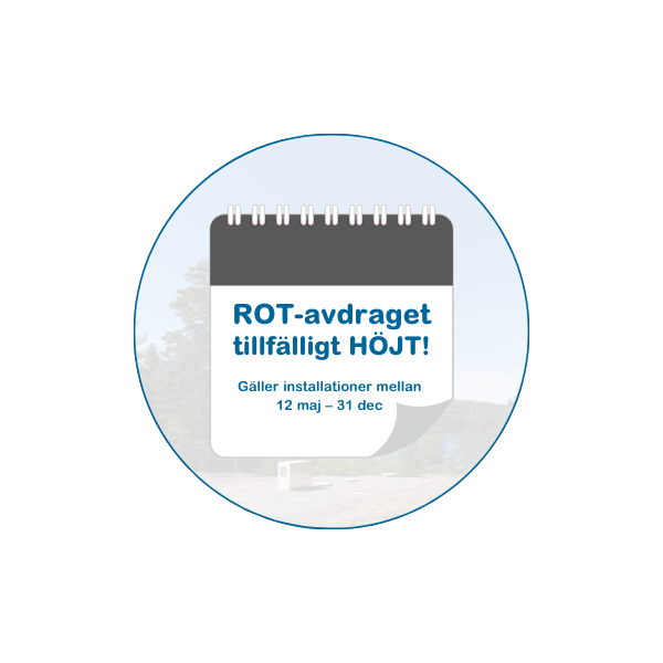ROT-avdraget höjs tillfälligt till 50% – passa på att uppgradera avloppet!